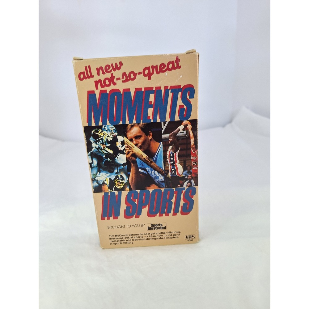 All New Not-So-Great Moments in Sports VHS Tim McCarver Sports Illustrated HBO